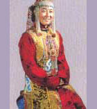 科尔沁蒙古女服