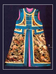 鄂尔多斯式女仿兽皮长坎肩