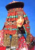 鄂尔多斯蒙古族妇女头饰